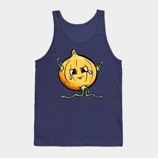 cheeky Onion bulb cartoon character Tank Top